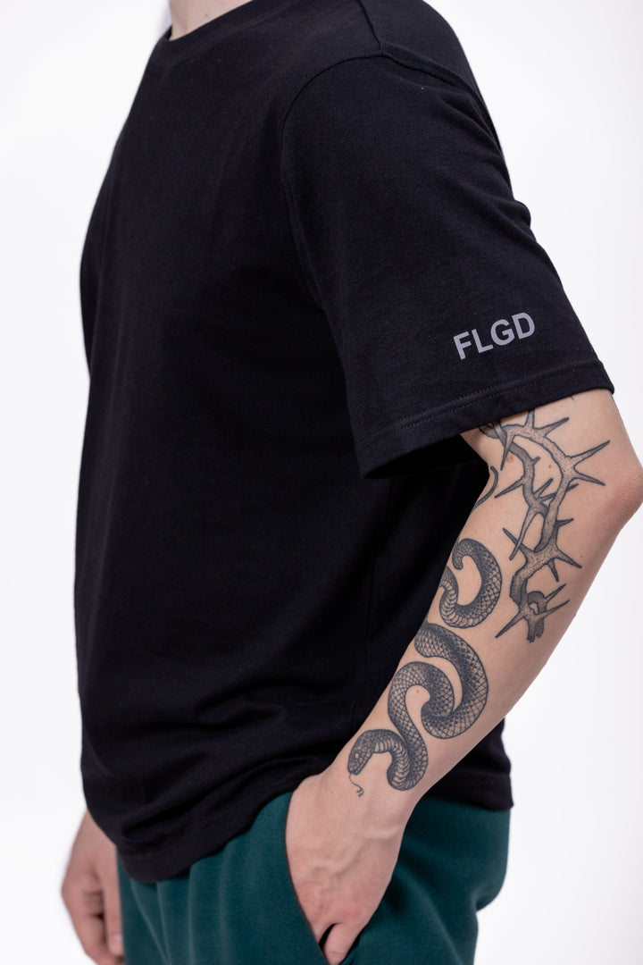 Men’s Ultimate Comfort T-Shirt Jet Black - FLGD